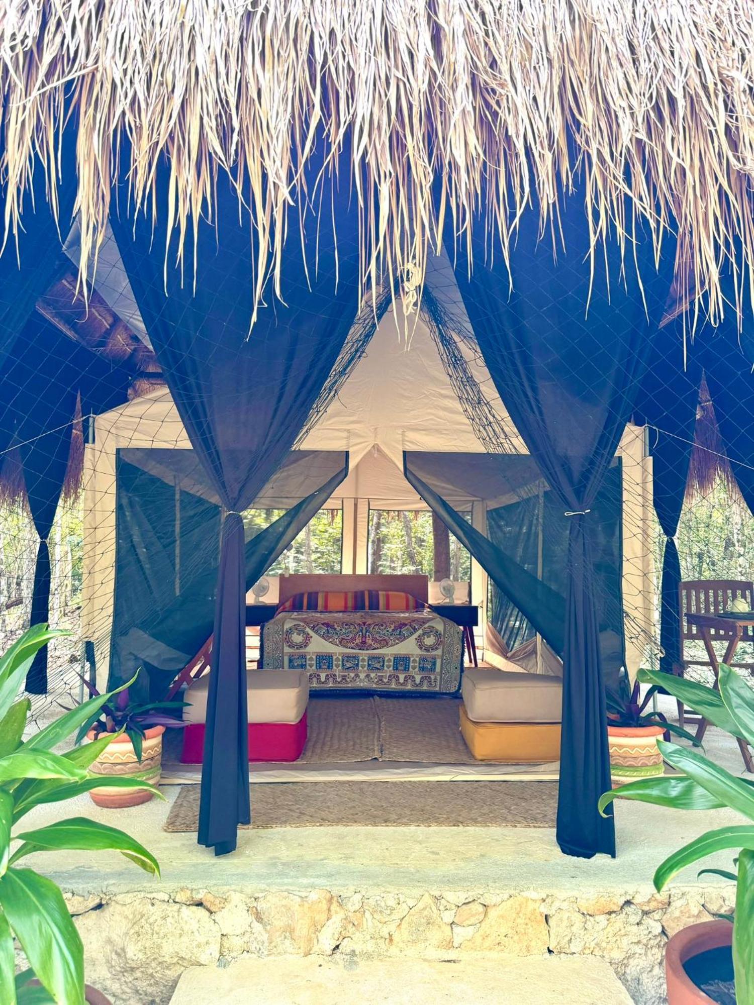 Glamping Bunga Lotus Hotel Tulum Ngoại thất bức ảnh